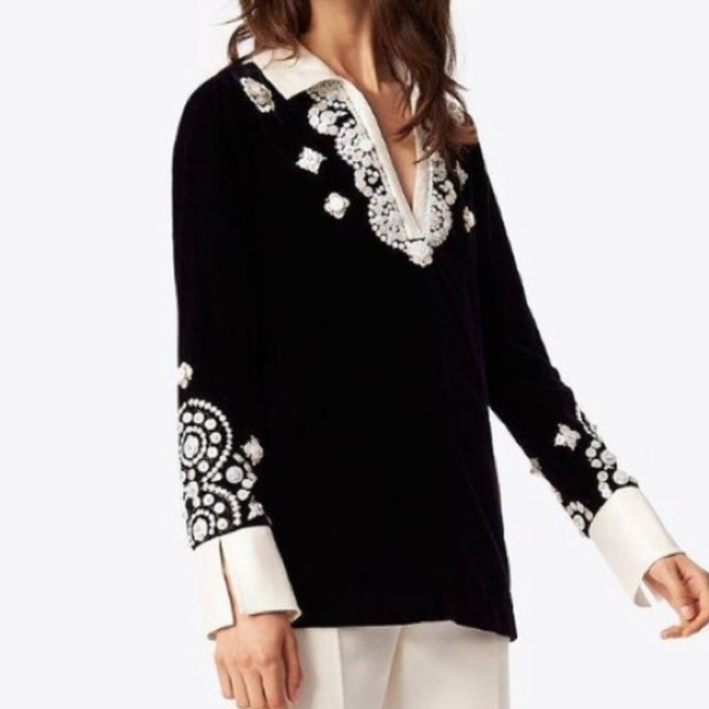 Tory Burch Velvet Tunic